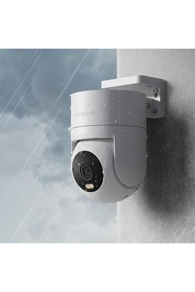 Xiaomi Cameră de supraveghere exterioară CW300, 4MP 2.5K, detecție AI, IP66, microfon și difuzor, albă