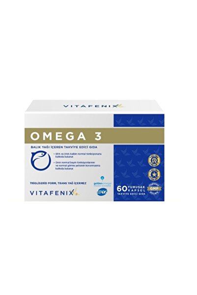 Vitafenix Omega 3 Balık Yağı İçeren Takviye Edici Gıda