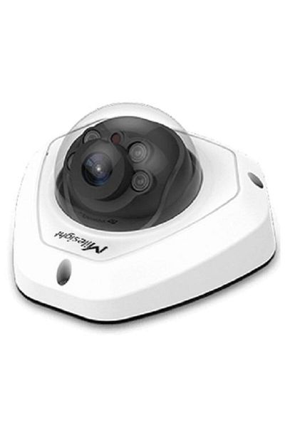 Milesight Mini Dome IP Camera 2MP, 2.8mm Lens, 30m IR, Full HD, PoE, IP67, White