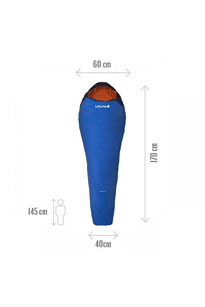 LAFUMA Active 10 Sleeping Bag Lfc1639 Lfc.8599 Blue-Right
