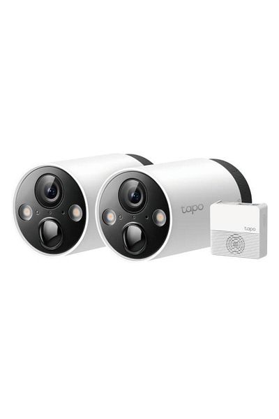 TP-LINK Tapo C420S2 Smart 2K Surveillance Cameras, Night Vision, IP65, Two-Way Audio