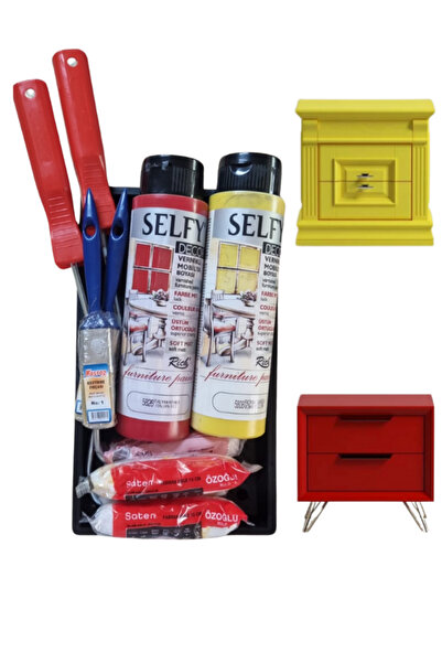 FırsatYapıMarket Selfy Decor Kendinden Vernikli Galatasaray Boyama Seti İtaly...