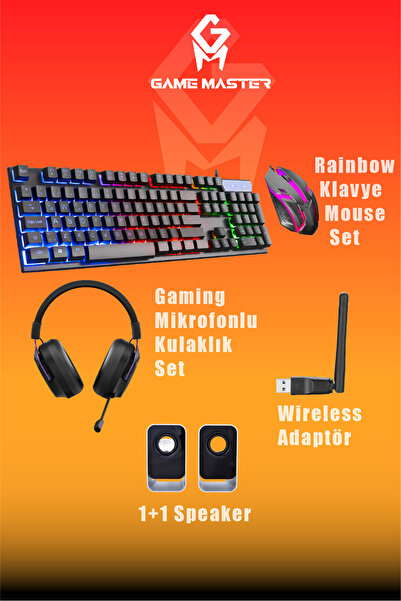 GM Game Master Full Sistem Set Hydra 4060TI Ryzen 7 5700X 32GB RAM 1TB M.2 RTX4060TI 23.8" 165hz Monitör Gaming Pc