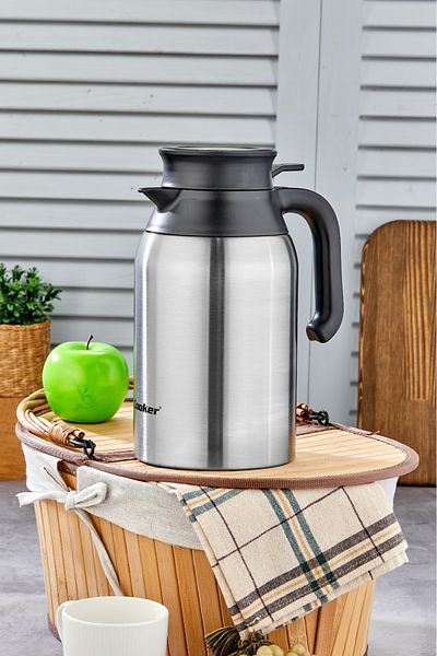 Cooker 2 Liter Double Layer Stainless Steel Thermos – with Leak Proof Lid, 12 Hours Hot 24 Hours Cold