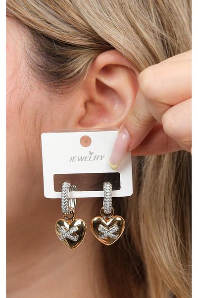 Jack Ferrero Silver Steel Women's Earrings