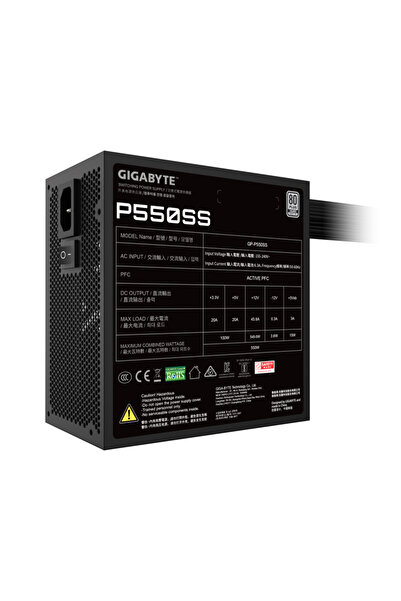 Gigabyte Placă de bază GIGABYTE GP-P550SS, 80+ Silver, 550W