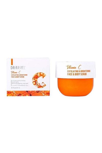 Other Dr. Rashel Scrub and Whitening Cream with Vitamin C for Face and Body - 250 grams