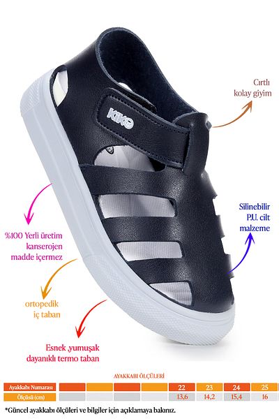 KARAMAZI Karamazı Kids Limba Velcro Baby Boy Sandals