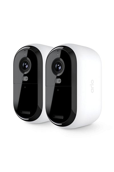 Arlo Essential Gen.2 Outdoor Security Camera Set, 2K Resolution, 2 Cameras, Wireless, White