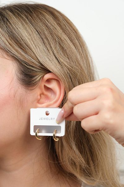 Jack Ferrero STEEL WOMEN EARRINGS