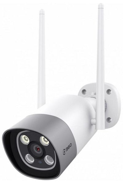 +360 360° Outdoor Security Camera D801, 1080p, Night Vision, Motion Detection, Wi-Fi, App Control