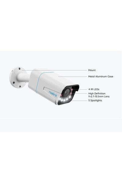ReoLink Cameră de securitate RLC 811A AI POE, zoom optic 5x, 4K, vedere nocturnă, detectare mișcare