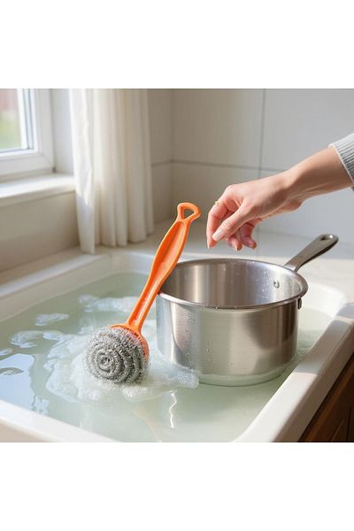 EMPA A V M 3 Stainless Steel Dishwashing Wire and Brush