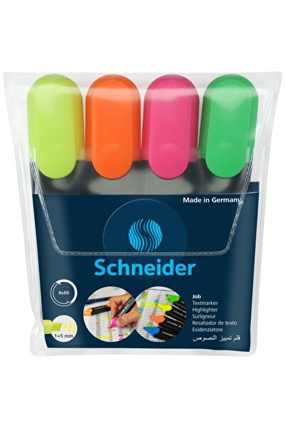 Schneider Electric Schneider marker pen 1-4.5 mm vibrant colors set of 4