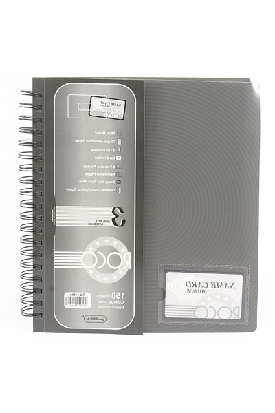 Roco University Notebook – 22.5 x 26.5 cm, 3 Subjects, 300 Pages, Single Ruled for Academic Use
