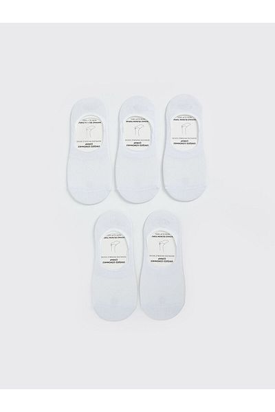 LC Waikiki New Season Bamboo Men's Ballerina Socks 5-Piece - S5Aj91Z8