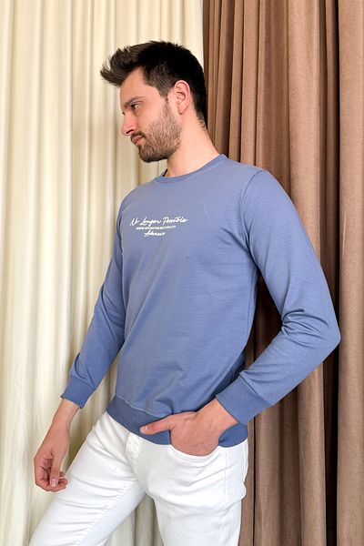 ModaPlaza Ανδρικό μακρυμάνικο 2 κλωστή Sweat 20252
