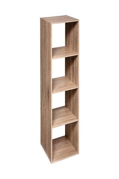 Five Simply Smart 4-Compartment Mix N Modul Wooden Storage Shelf