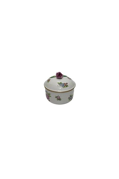 HEREND 663 Hand Painted Porcelain Sugar Bowl