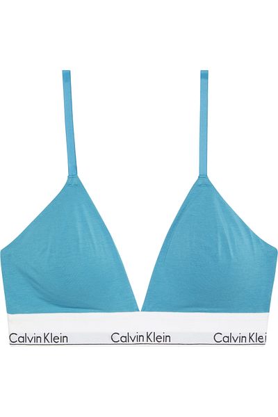 Calvin Klein Calvin Klein Women Garden Glade Cotton Modal Rib Unlined Triangle Bra