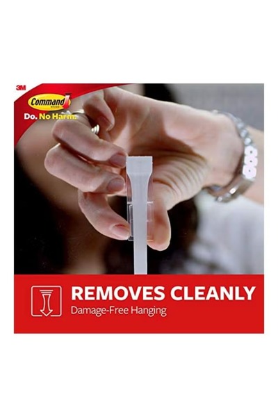 COMMAND Medium Wire Hooks White 3.1 x 1.1 x 1.1inch