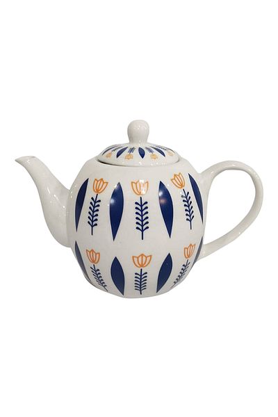 rexa Elegant Porcelain Teapot with Classic Floral Design