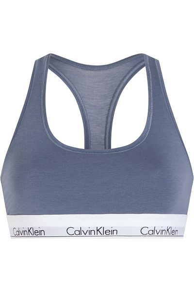 Calvin Klein Calvin Klein Women Hairline Stripe/Black Icon Cotton Modal Unlined Bralette