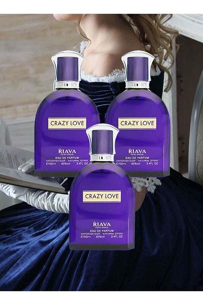 RIAVA Crazy Love Perfume for Women 100 ml 3 pcs