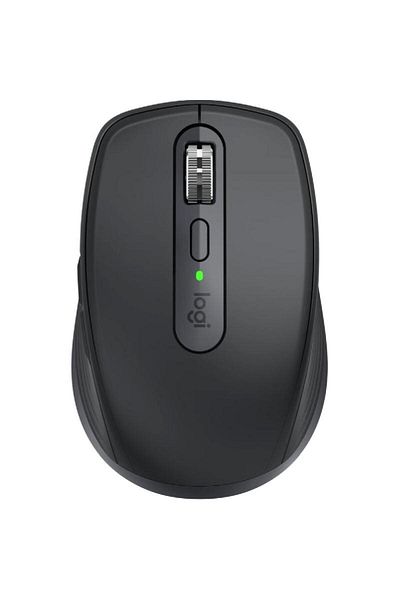 logitech ماوس MX Anywhere 3S بتقنية البلوتوث والليزر، مجال مظلم 200-8000 نقطة في البوصة، لون الجرافيت