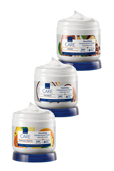 AVON Hindistan Cevizi ve Kakao Yağı İçeren Tropik Meyve Özlü Üçlü Vücut Losyo...