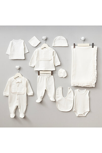 Mert Baby طقم خروج من المستشفى مارتن مكون من 10 قطع، مصنوع من القطن العضوي بن...