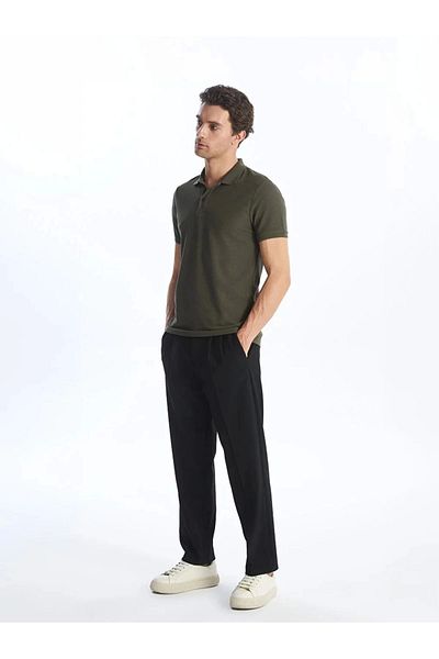 LC Waikiki MALE SHORT SLEEVE COTTON POLO COLLAR T-SHIRT