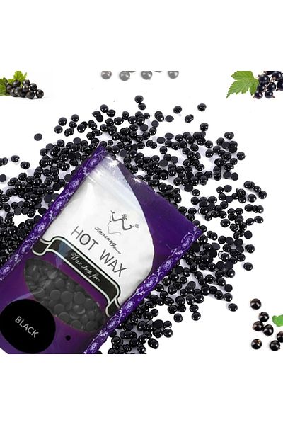 Konsung Beauty Hot Wax Bean Black Currant 100g – Smooth Hair Removal, Strip-Free & Gentle