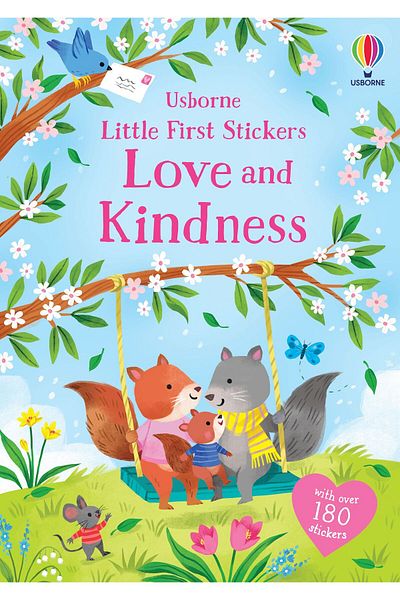 Usborne Little First Stickers Love and Kindness