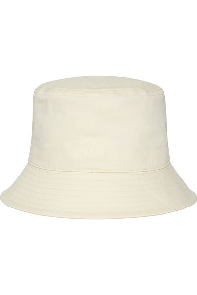 Calvin Klein Women Bone White Embroidered Monogram Hat