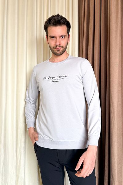 ModaPlaza Ανδρικό μακρυμάνικο 2 κλωστή Sweat 20252