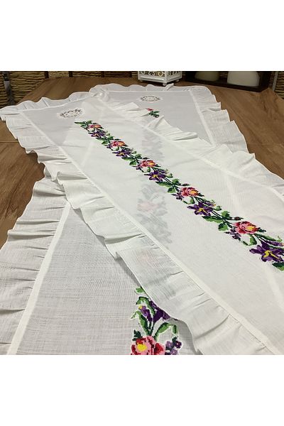 OYA home Kaneviçeli & El Lace Room Set -2 Pieces