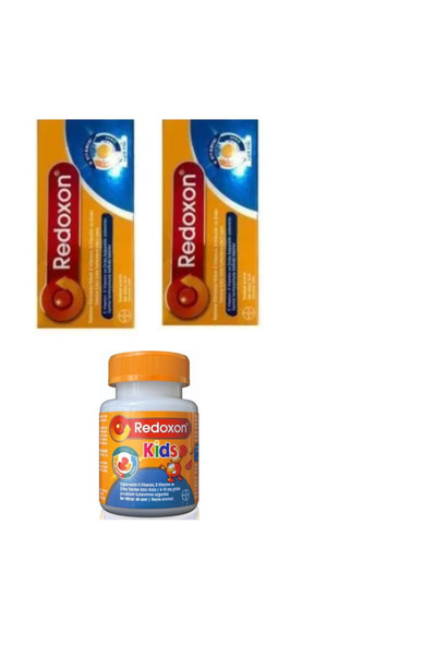 Redoxon Triple Effect 30 Effervescent Tablets 2 Pieces Kids 60 Chewable Tablets 1 Piece