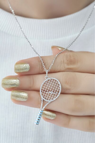 aytekgold Tenis Raketi 14 Ayar Kolye