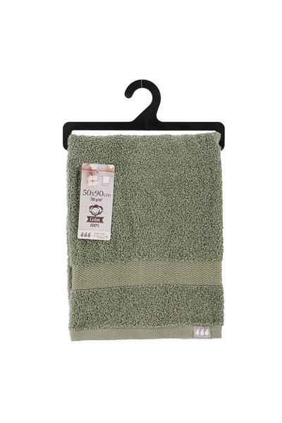 Tendance Quick Absorbent High Quality Cotton Hand Towel Khaki Green 50 x 90cm