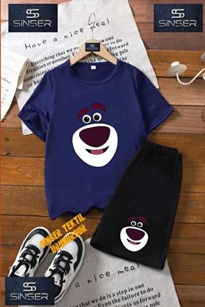SS SİNSER Παιδικό UNISEX T-shirt με ειδική στάμπα "SMILING BEAR" με λαιμόκοψη...