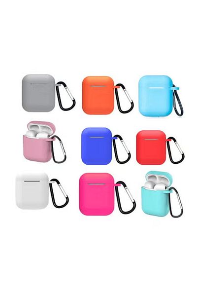 Generic Shockproof Silicone Protective Case Cover for Apple AirPods 9 Color