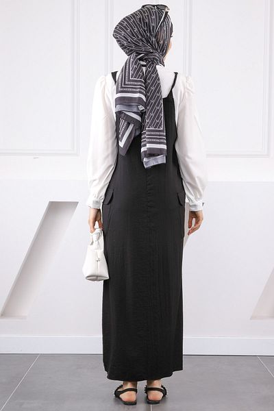 İmajButik Black Shirt Combination Gilet Double Suit