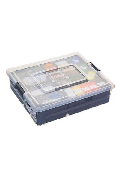 Five Simply Smart Samba Durable Polypropylene Storage Compartment Box