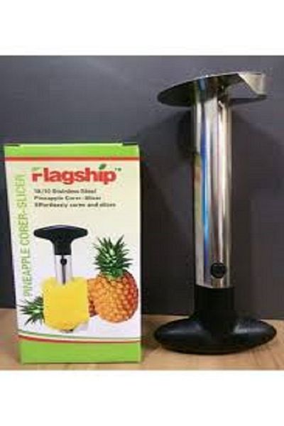 Generic 4 Pieces Leading Stainless Steel Pineapple Slicer and Peeler