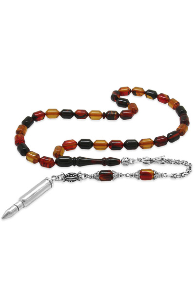 Tesbihane Нетемніючий метал, арабська китиця, капсульний зріз, чорний колір, ...