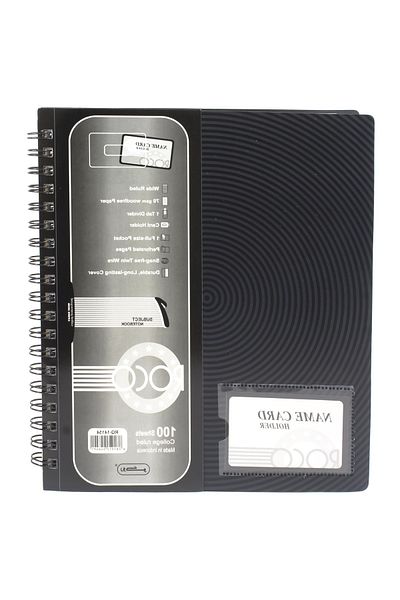 Roco University Notebook – 22.5 x 26.5 cm, 1 Subject, 200 Pages, Single Ruled for Academic Use