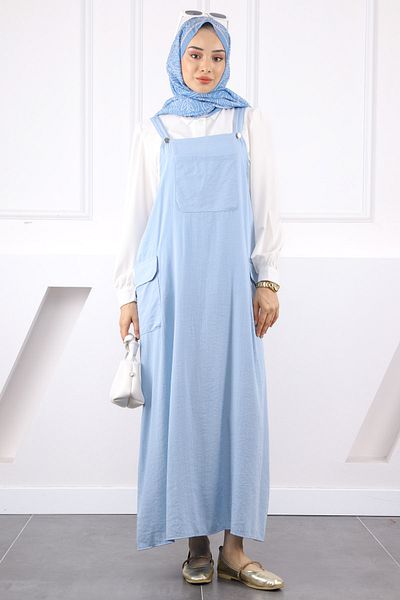 İmajButik Ice Blue Shirt Combination Gilet Double Suit