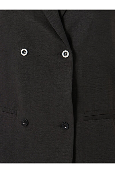 Styli Solid Shawl Collar Sleeveless Blazer and Side Stripe Straight Leg Pants Co-Ords