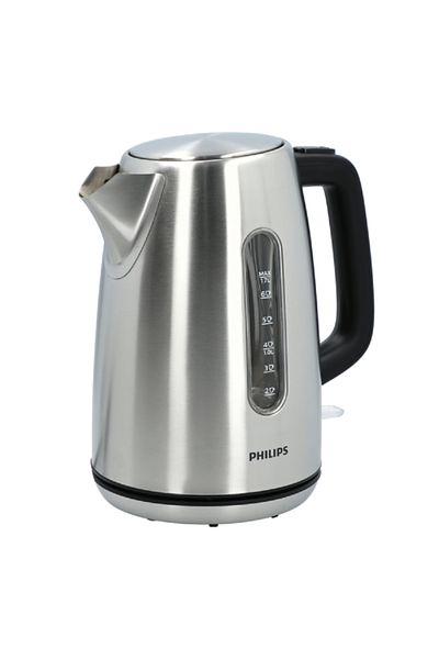 Philips Viva Collection 2200W Electric Kettle Silver and Black 1.7 Liter